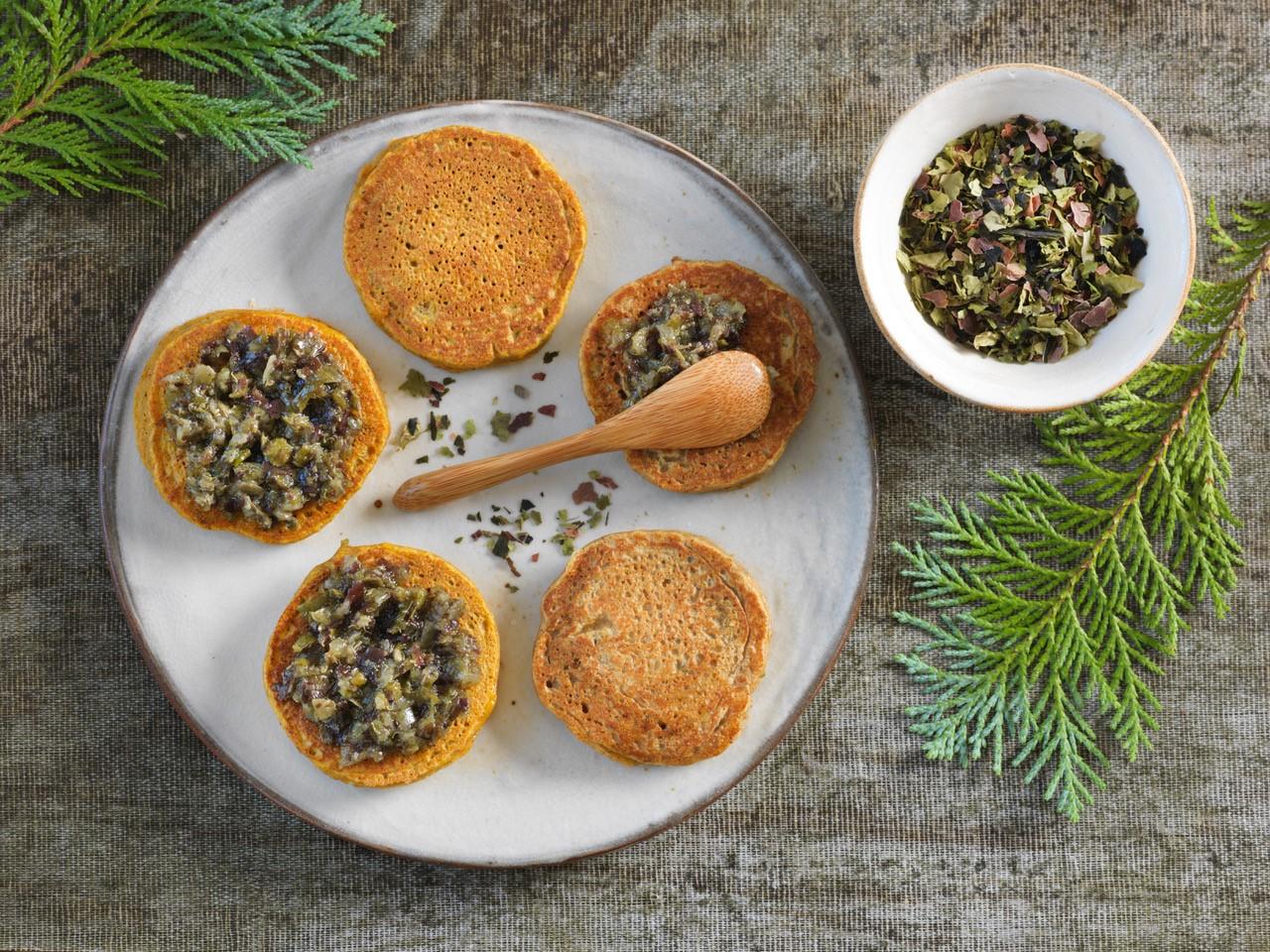 Blinis aux algues et aux légumes Blinis aux algues et aux légumes